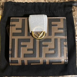 Fendi compact wallet